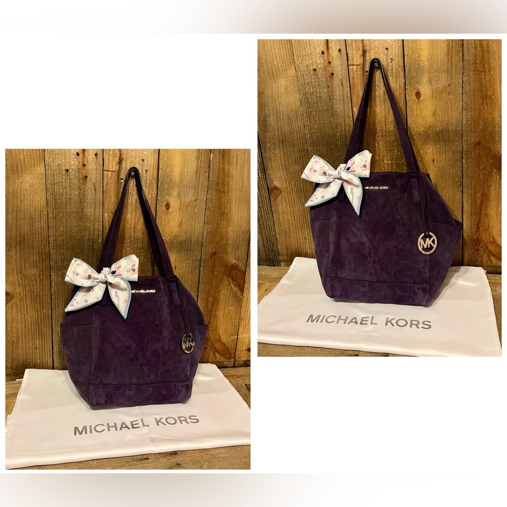 MICHAEL Michael Kors Purple Shoulder Bag - Picture 12 of 16